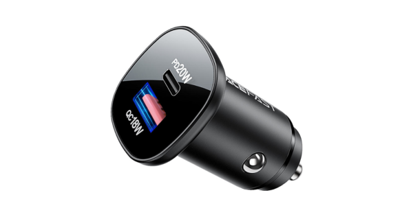 Fast Charge Car Charger B1 38W | מטען מהיר לרכב + כבל - איפון