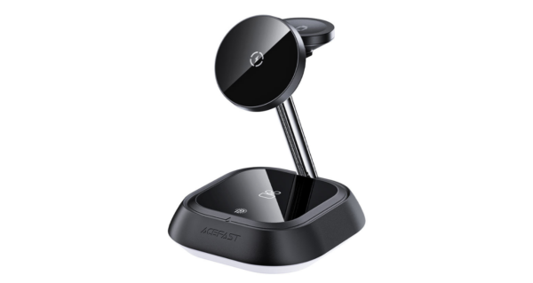 Fast Wireless Charger Desktop Holder E16 | מטען לטלפון + שעון + אוזניות - שלוש באחד