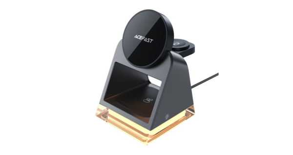 Fast Wireless Charger Desktop Holder E17 | מטען לטלפון + שעון + אוזניות - שלוש באחד