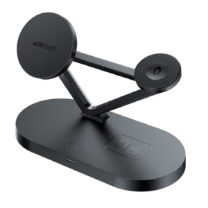 Fast Wireless Charger Desktop Holder E9 3-in-1 | מטען לטלפון + שעון + אוזניות - שלוש באחד