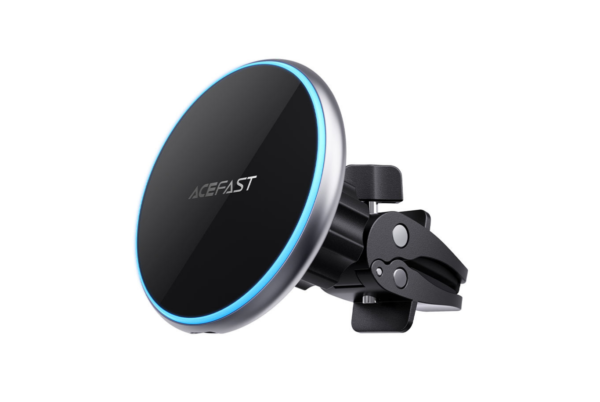 Fast Wireless Charger Car Mount Magnetic Holder D3 15W | מעמד מגנטי לרכב עם טעינה אלחוטית